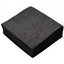 DAFESTA GUARDANAPO PREMIUM LISO 20X22CM C40 PRETO