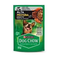 DOG CHOW ADULTO ALTA PROTEINA SACHE 85G