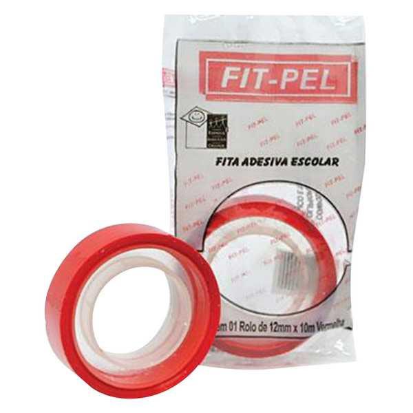 DUREX FITPEL 12MMX10M VERMELHO