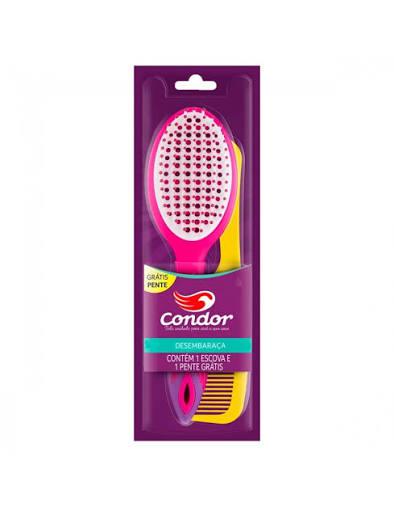 ESCOVA CAB 6921 OVAL VAZADA + PENTE