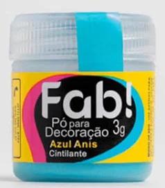FAB GLITTER P/DECORACAO AZUL 5G