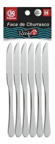 FACA DE MESA INOX SQ RECIFE C/6