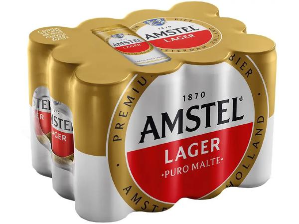 FD CERV AMSTEL LAGER 350ML X 12UN