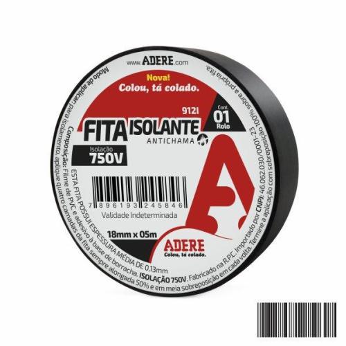 FITA ADERE ISOLANTE 18MMX05M