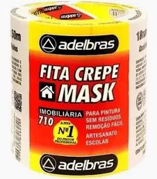FITA CREPE 710 24MMX50M C/05 ROLOS - ADELBRAS