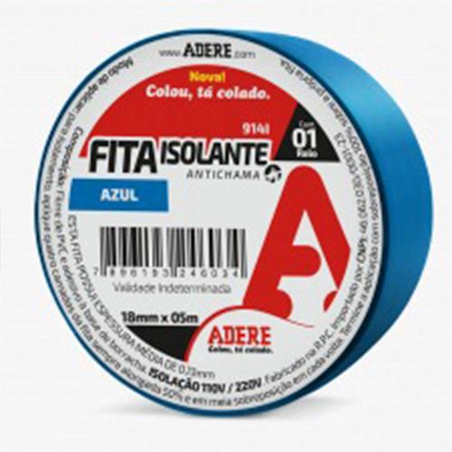 FITA ISOLANTE AZUL 18MMX05M - ADERE