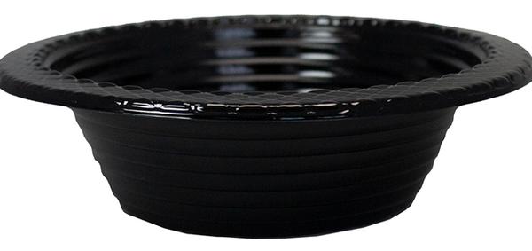 FORFEST PRATO PLASTICO FUNDO 12 CM PRETO C10