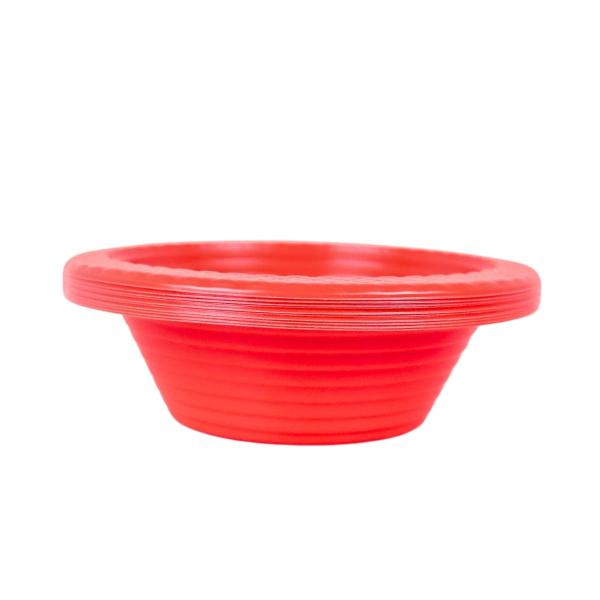 FORFEST PRATO PLASTICO FUNDO 12 CM VERMELHO C10