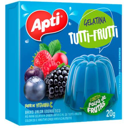 GELATINA EM PO TUTTI-FRUTT APTI 20G