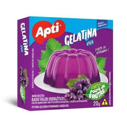 GELATINA EM PO UVA APTI 20G