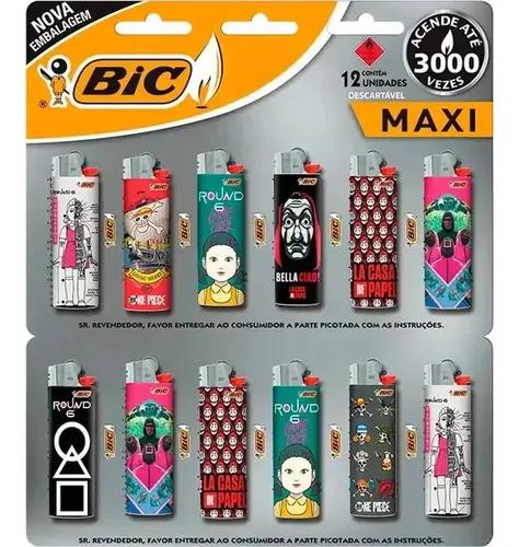 ISQUEIRO BIC MAXI SLEEVE FUN UN