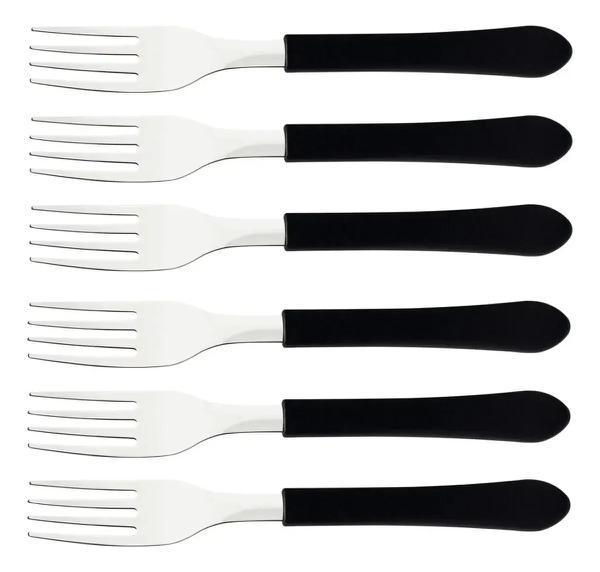 JG DE GARFOS COM 6PCS PRETO REF NX337-P