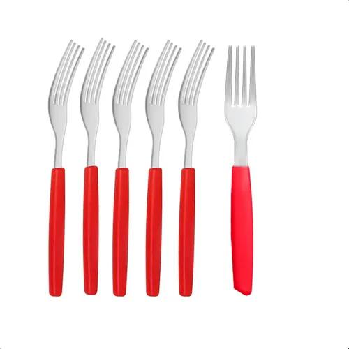 JG DE GARFOS COM 6PCS - VERMELHO REF NX337-V