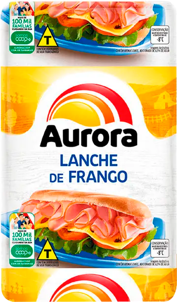 LANCHE DE FRANGO AURORA 3.700KG
