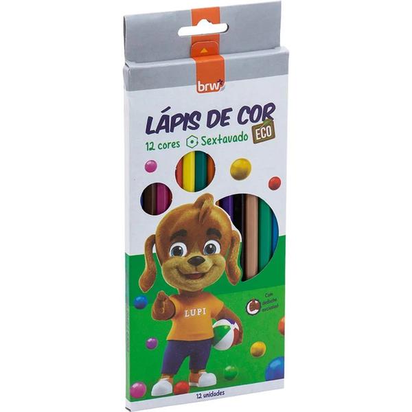 LAPIS COR BRW GDE C/12 CORES ECO