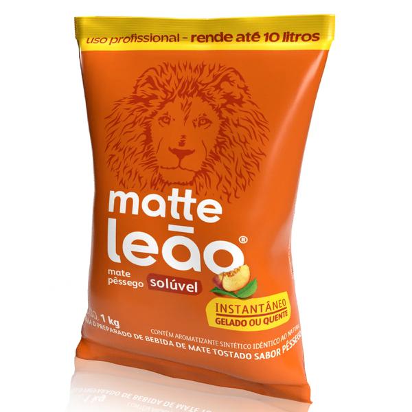 LEAO CHA MATTE GRANEL PESSEGO 1KG