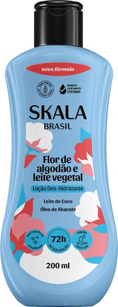LOCAO DEO HID SKALA 200ML FLOR DE ALGODAO