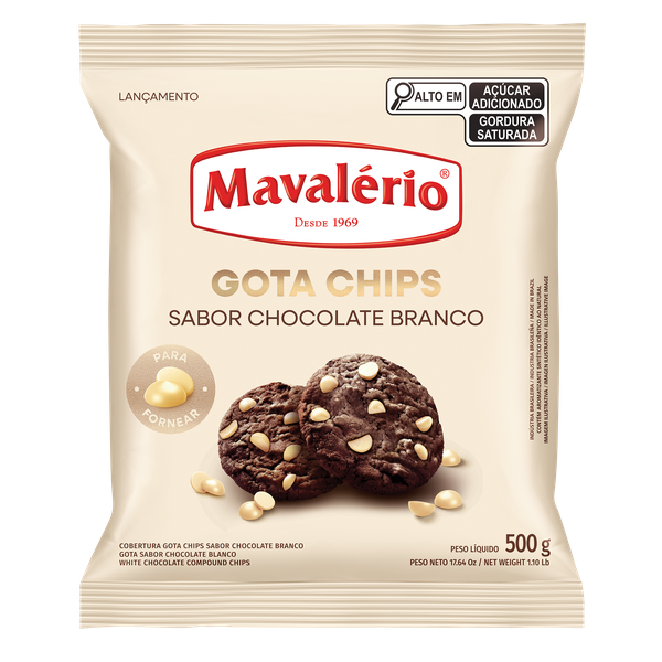 MAV GOTA CHIPS CHOCOLATE BRANCO 500G