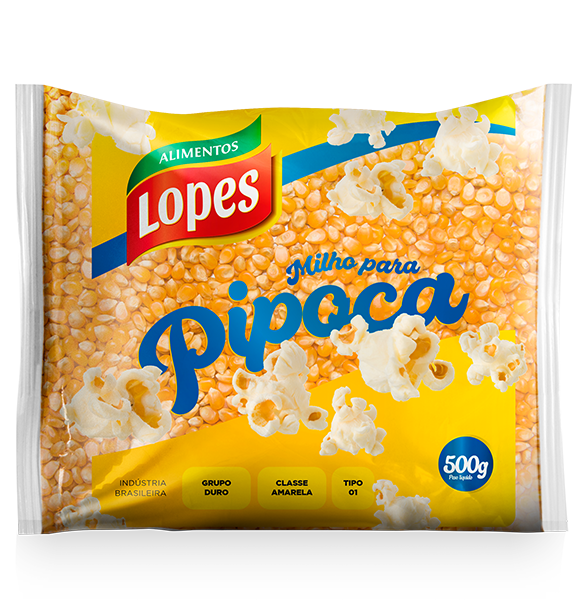 MILHO DE PIPOCA LOPES 500G