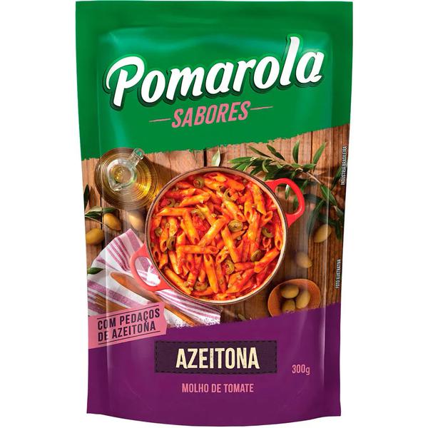 MOLHO TOMATE POMAROLA SC 300G. AZEITONA