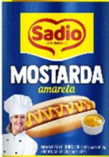 MOSTARDA AMARELA SADIO 180G