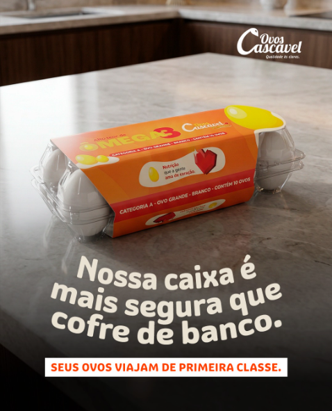 OVO CASCAVEL OMEGA 3 C/10UN