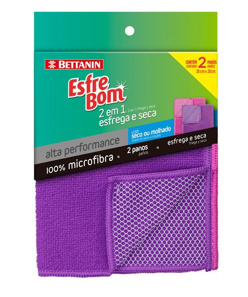 PANO ESFREBOM MICROFIBRA 2EM1 2UNI