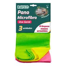PANO MICROFIBRA USO GERAL 35X35 C/3 - RAYCO