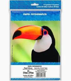 PAPEL FOTOGRAF A4 115G C/50F