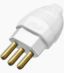 PINO MACHO 180° 2P+T 20A BRANCO - BLUX