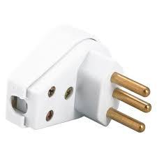 PINO MACHO TRIANGULO 20A 2P+T BRANCO - FLP