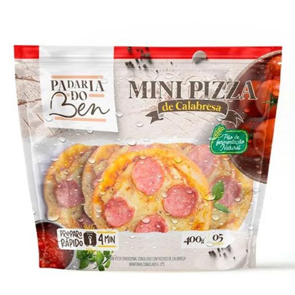 PIZZA CALABRESA MINI DO BEN PRE ASSADO 400G