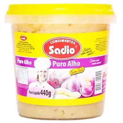 PURO ALHO SADIO SEM SAL 440G