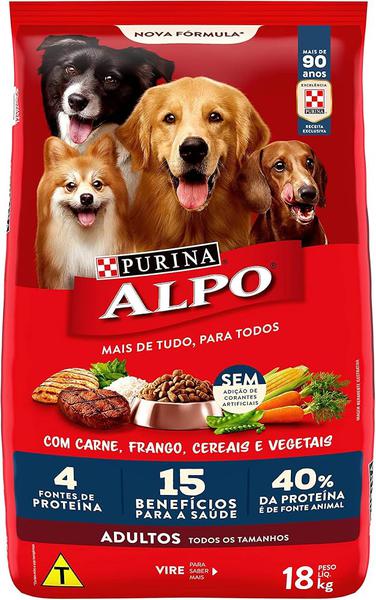 RACAO ALPO ADULTO CARNE/FRG CER VEG KG