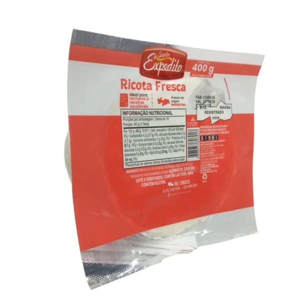 RICOTA FRESCA BANDEJA SANTO EXPEDITO 400G