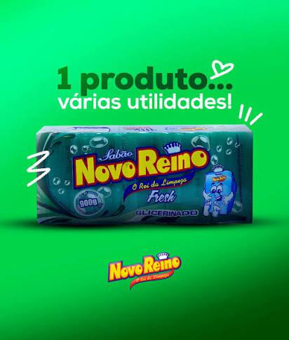 SABAO NOVO REINO GLIC FRESH TABLETE 900G