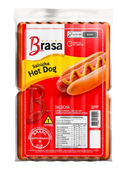 SALSICHAS HOT DOG RESFRIADA BRASA KG