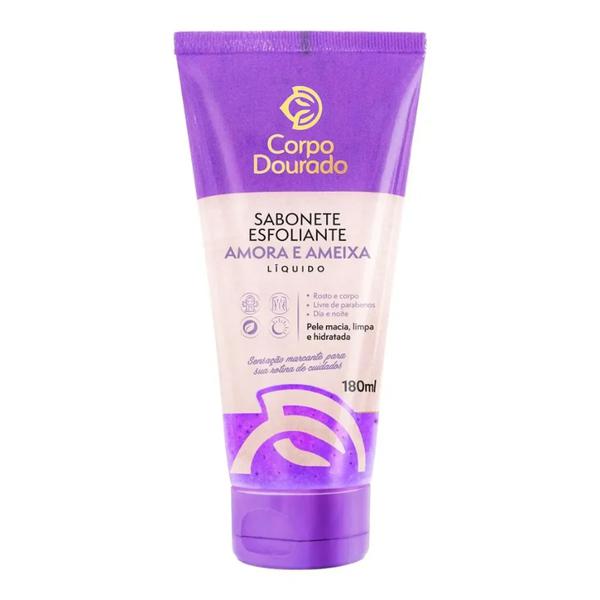 SB LIQ ESFOLIANTE C.DOURADO 180ML AMORA E AMEIXA