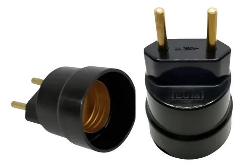 SOQUETE ILUMI E27 PORT LAMP C/2PIN PT