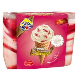 SORV GELAT. 1,5 L SUNDAE MORANGO