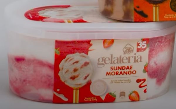 SORV STERBOM GELATERIA 1L SUNDAE MORANGO