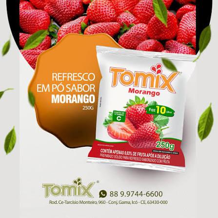 SUCO TOMIX SABOR MORANGO 250G