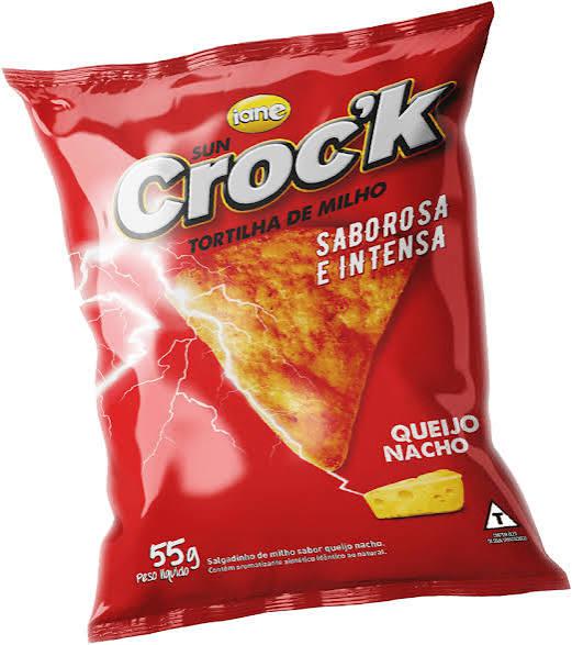 SUNCROCK TORTILHA DE MILHO QJ NACHO 55G