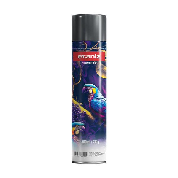 TINTA SPRAY ETANIZ ALUMINIO METALICA 400ML