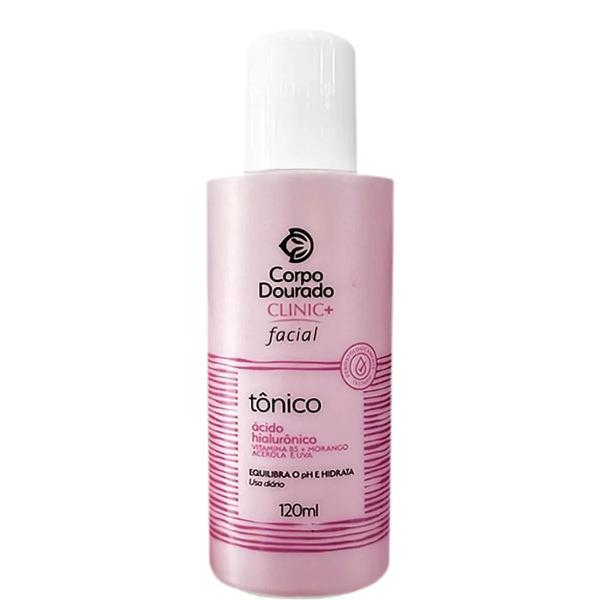 TONICO FACIAL C DOURADO CLINIC+ 120 ML