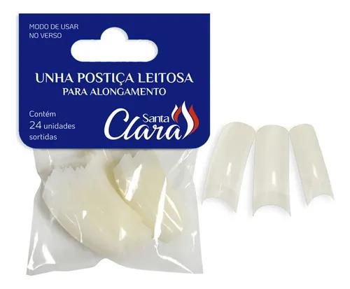 UNHA LEITOSA ALONGAMENTO C/20 SANTA CLARA
