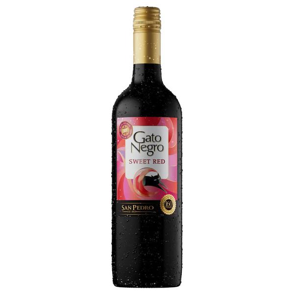 VINHO CHILENO GATO NEGRO SWEET RED 750ML