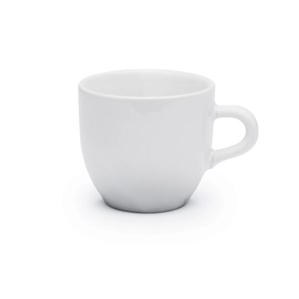XICARA DE CAFE LISA BRANCA PORCELANA HORACILIO