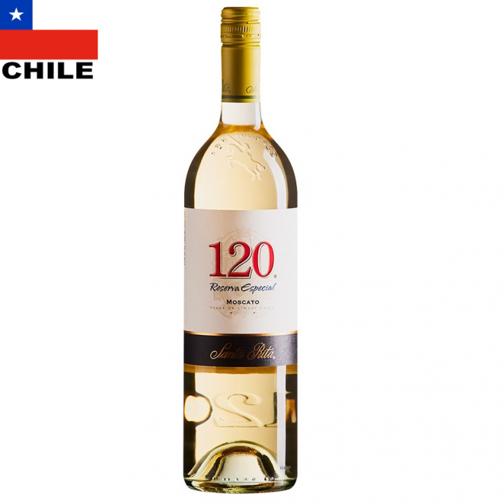 Vinho Chileno Santa Rita 120 Moscato 750ml