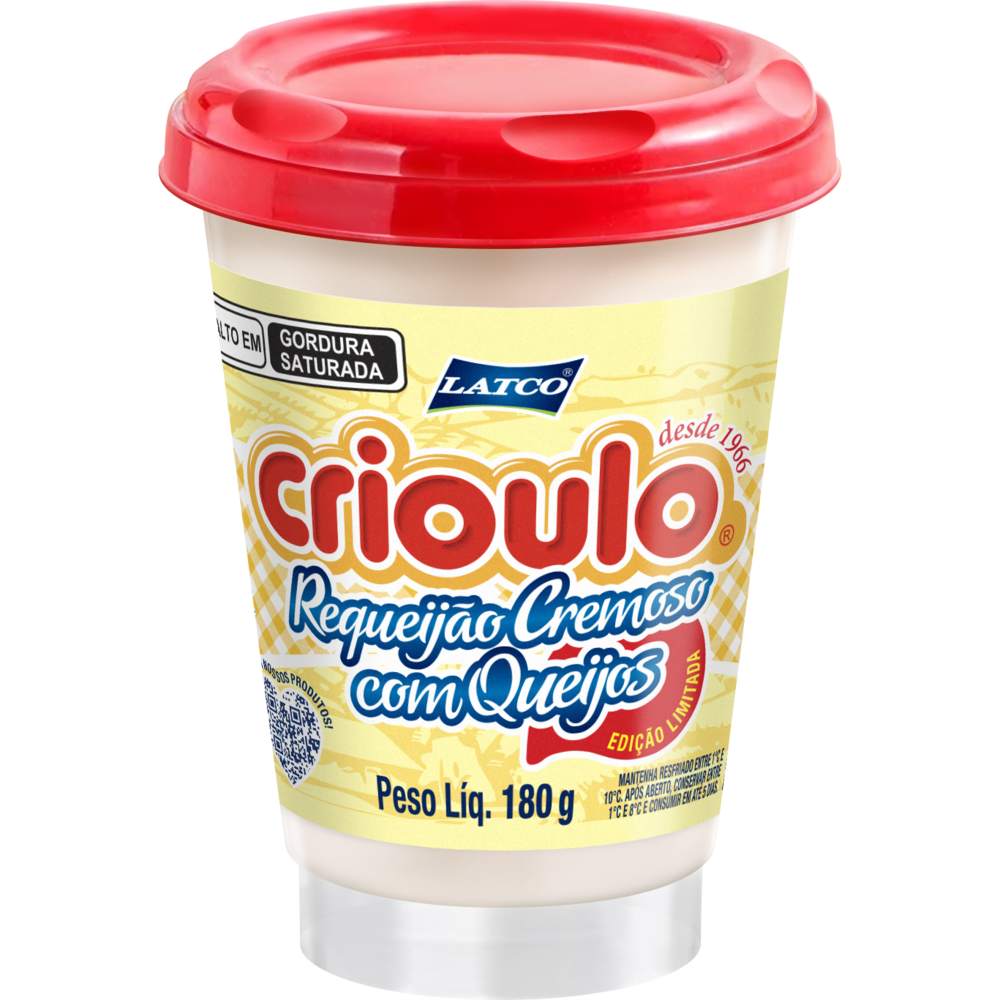 REQUEIJAO CRIOULO CREMOSO C QUEIJO 180G